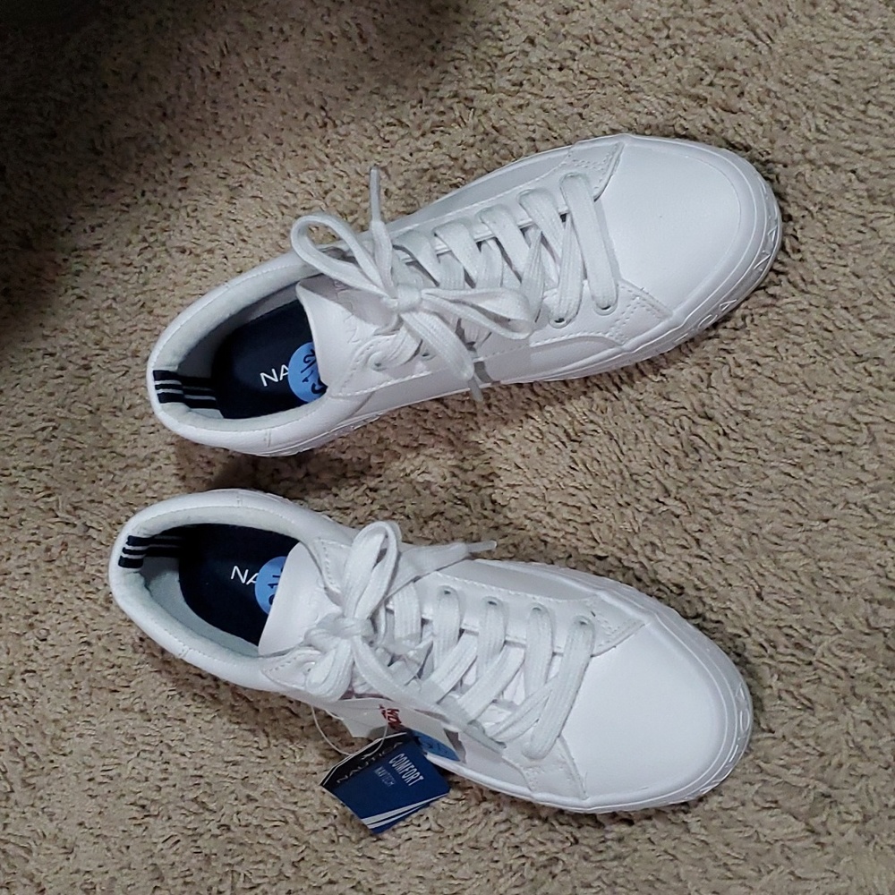 Nautical White Sneakers